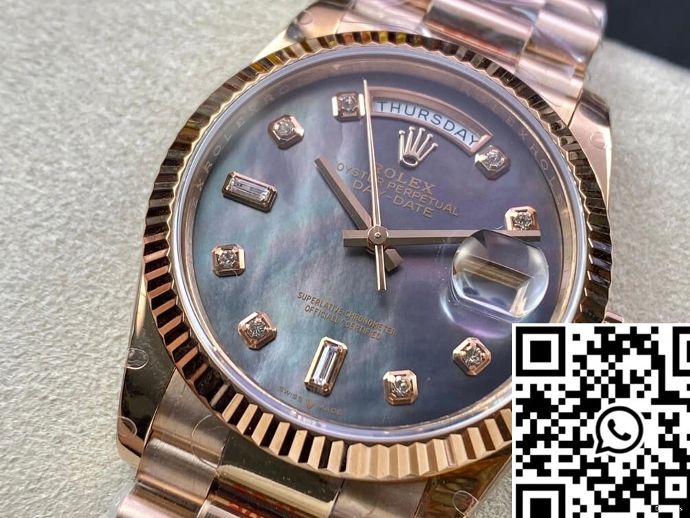 Factory Date 36MM Gold 118235 GM Rose Day Rolex 0514